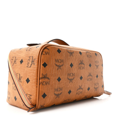 MCM Visetos Medium Ottomar Toiletry Bag Cognac 3 of 10