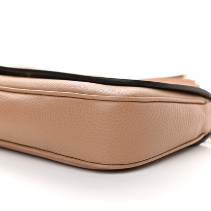 Gucci Pebbled Calfskin Medium Soho Flap Crossbody Camelia 9 of 9