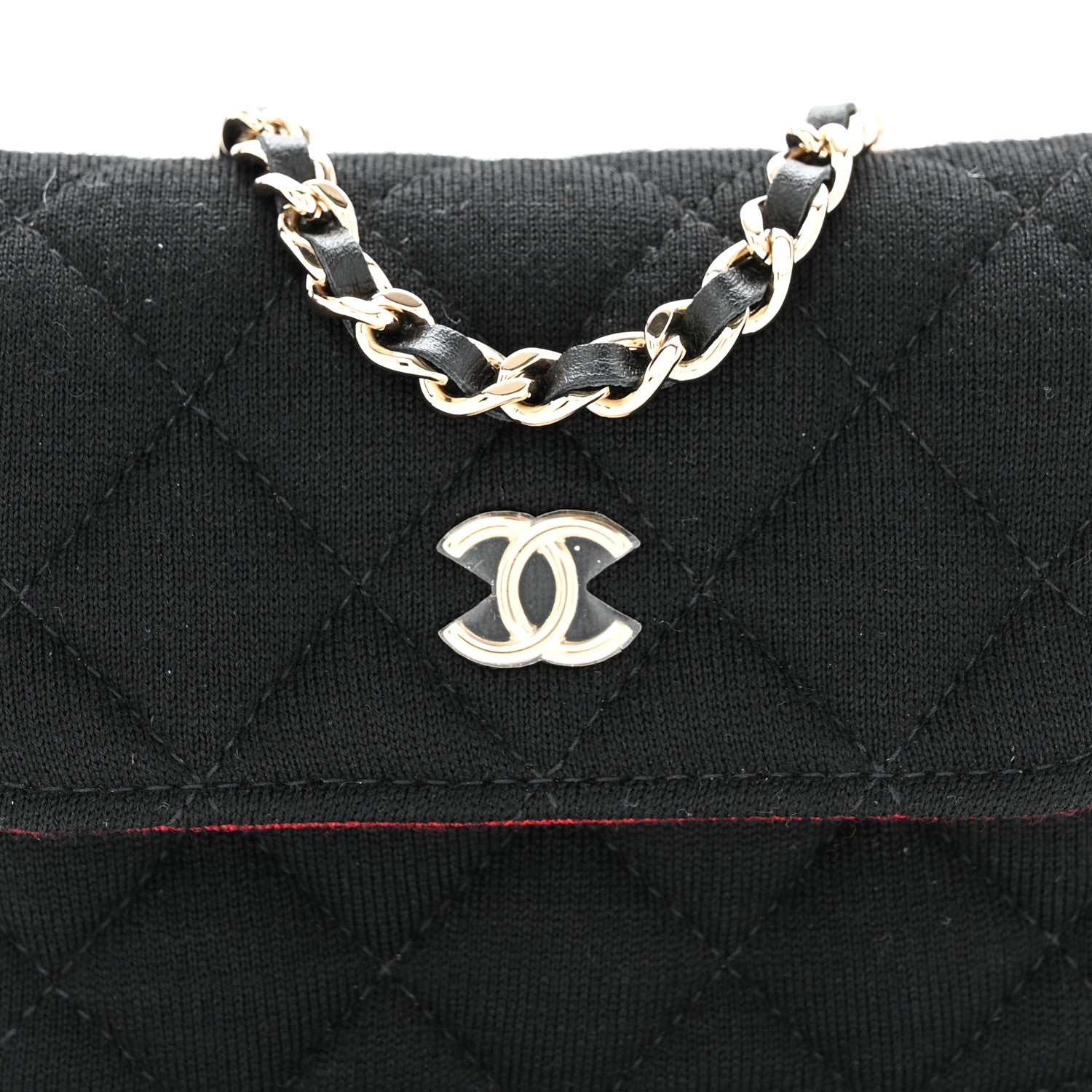 Chanel Jersey Quilted Micro Mini Flap Black 8 of 10
