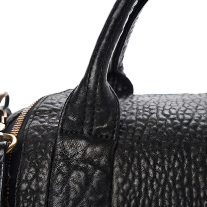Alexander Wang Pebbled Lambskin Rockie Black Pale Gold Hardware 12 of 17