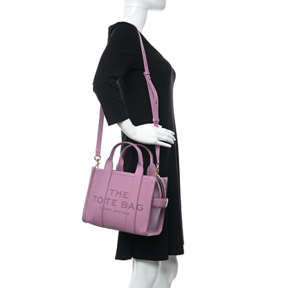 Marc Jacobs Grained Calfskin Small The Tote Bag Orchid Haze 2 of 12