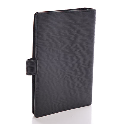 Louis Vuitton Epi Medium Ring Agenda Cover Black 3 of 7