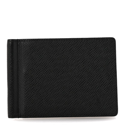 Louis Vuitton Taiga Pince Wallet Black 1 of 8