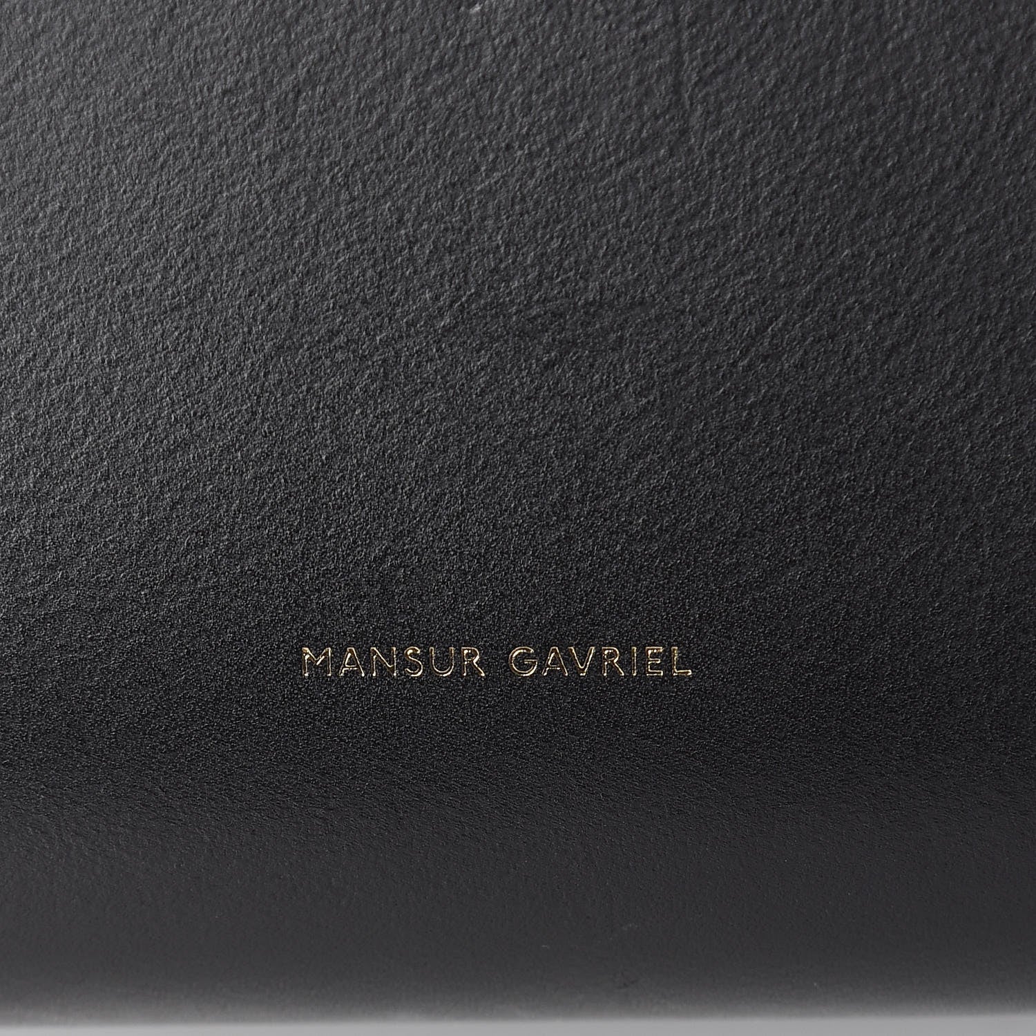 Mansur Gavriel Calfskin Large Shopping Tote Black Flamma 7 of 12