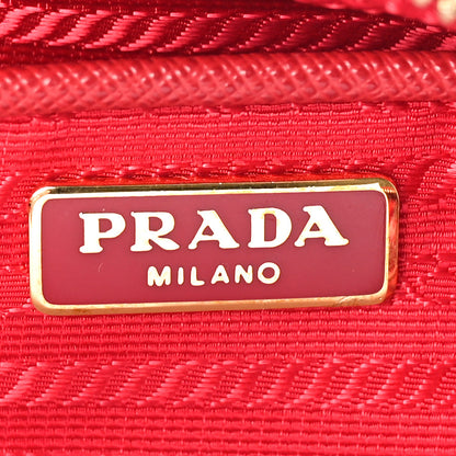 Prada Saffiano Mini Camera Crossbody Bag Fuoco 6 of 8