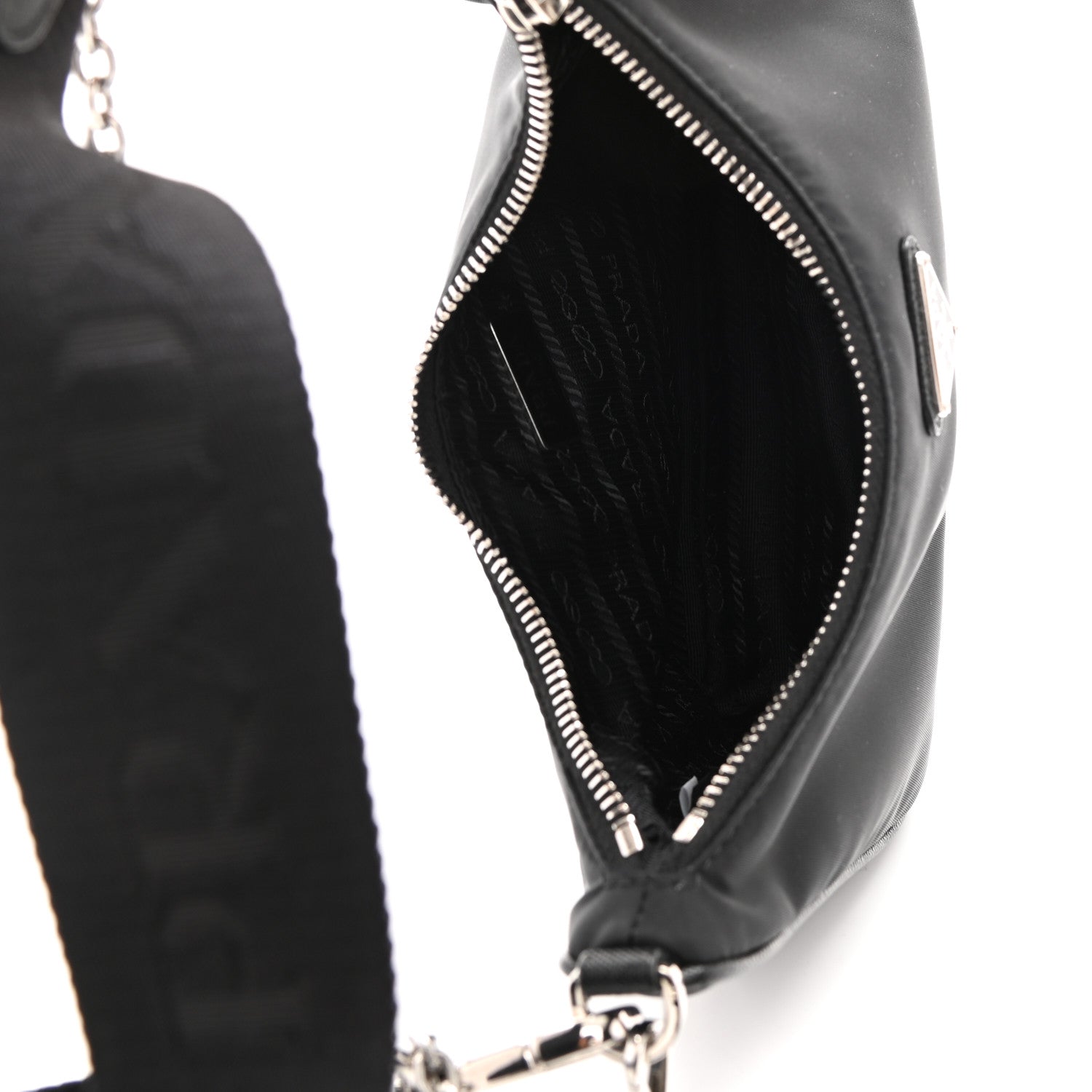 Prada Nylon Re-Edition 2005 Shoulder Bag Black 5 of 11