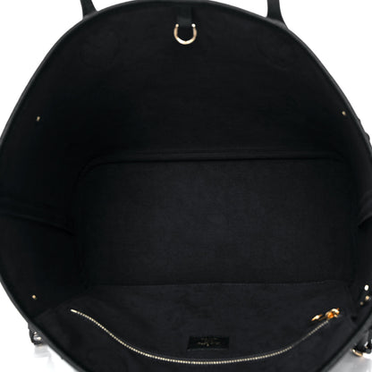 Louis Vuitton Empreinte Monogram Giant Neverfull MM Black 5 of 11
