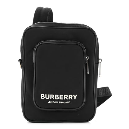 Burberry Nylon Logo Kieran Shoulder Bag Black 1 of 11