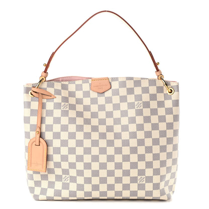 Louis Vuitton Damier Azur Graceful PM Rose Ballerine 1 of 12