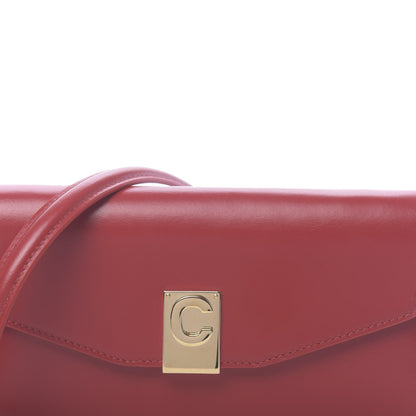 Celine Calfskin C Wallet On Chain Bag Red 8 of 10