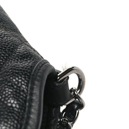 Chanel Caviar Quilted French Riviera Hobo Black 12 of 12