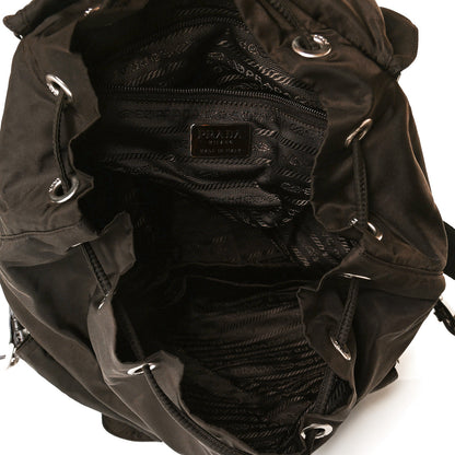 Prada Nylon Vela Medium Backpack Dark Brown 4 of 15