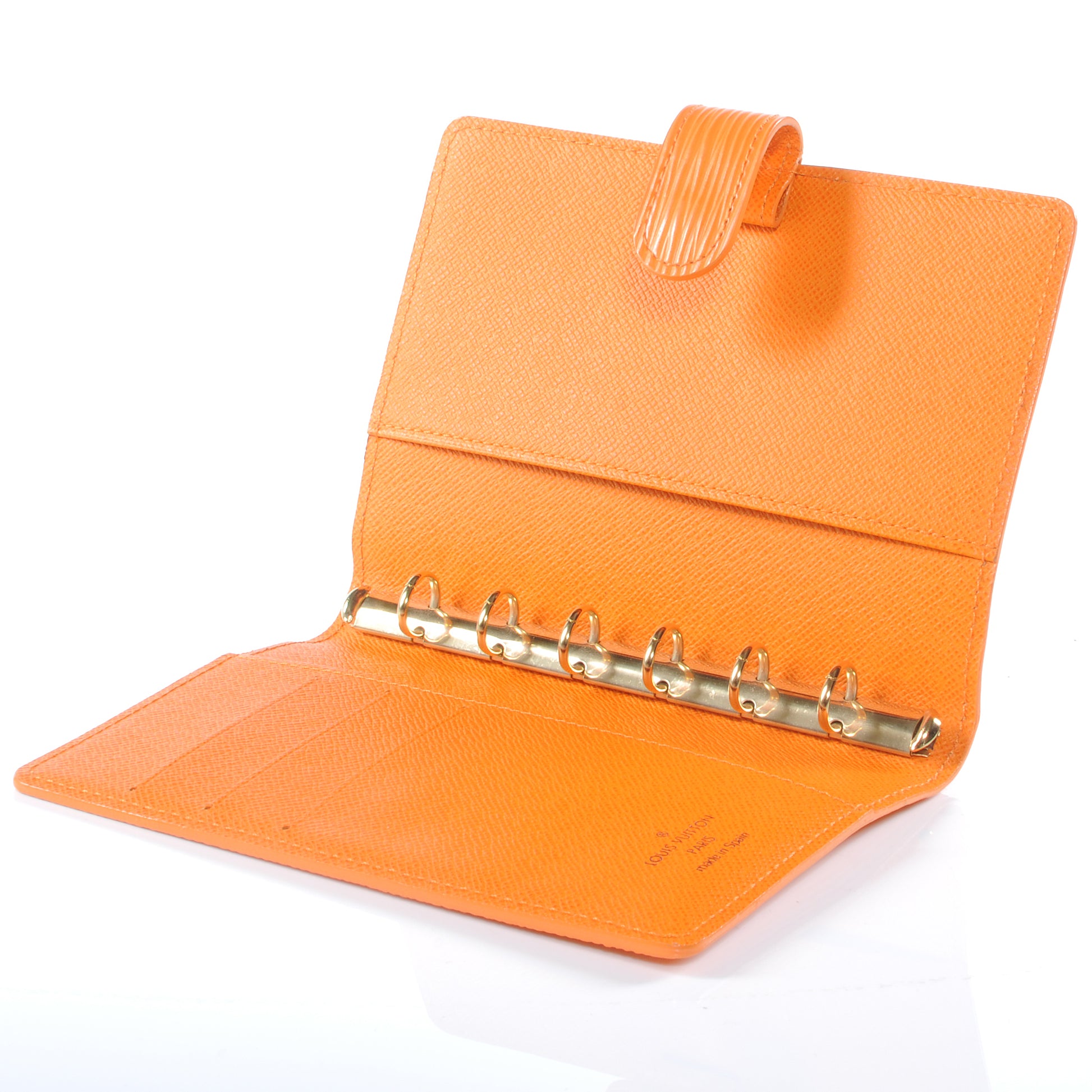 Louis Vuitton Epi Small Ring Agenda Cover Mandarin 5 of 7