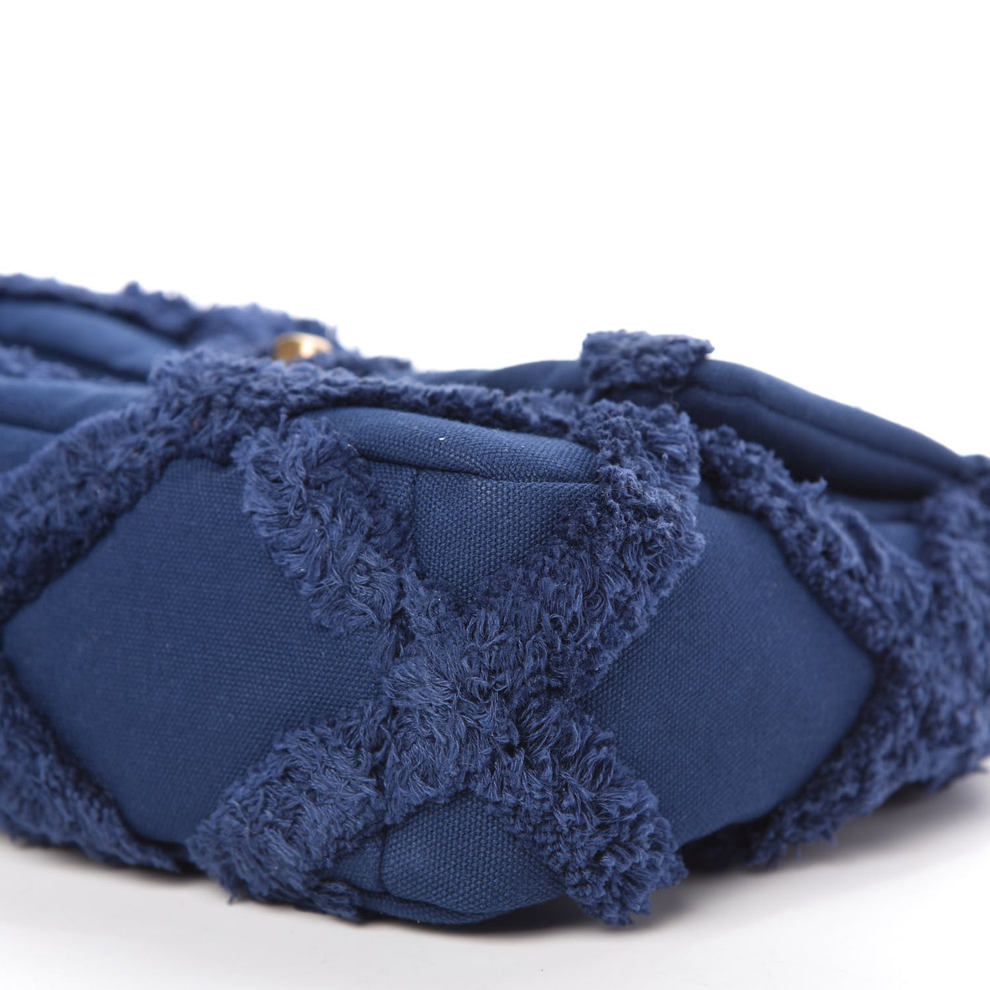 Canvas Quilted Medium Chanel 19 Flap Blue