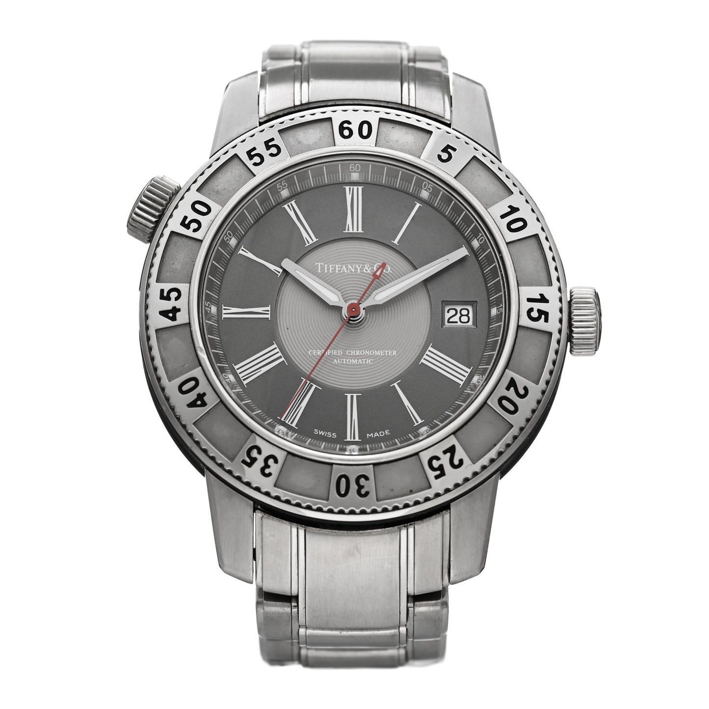 Stainless Steel 42mm Mark T-57 Automatic Watch Grey
