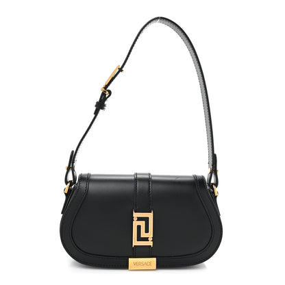 Versace Lambskin Mini Greca Goddess Shoulder Bag Black 1 of 10