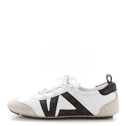 Louis Vuitton Monogram Calfskin Womens LV Sneakerina 39 White 1 of 10