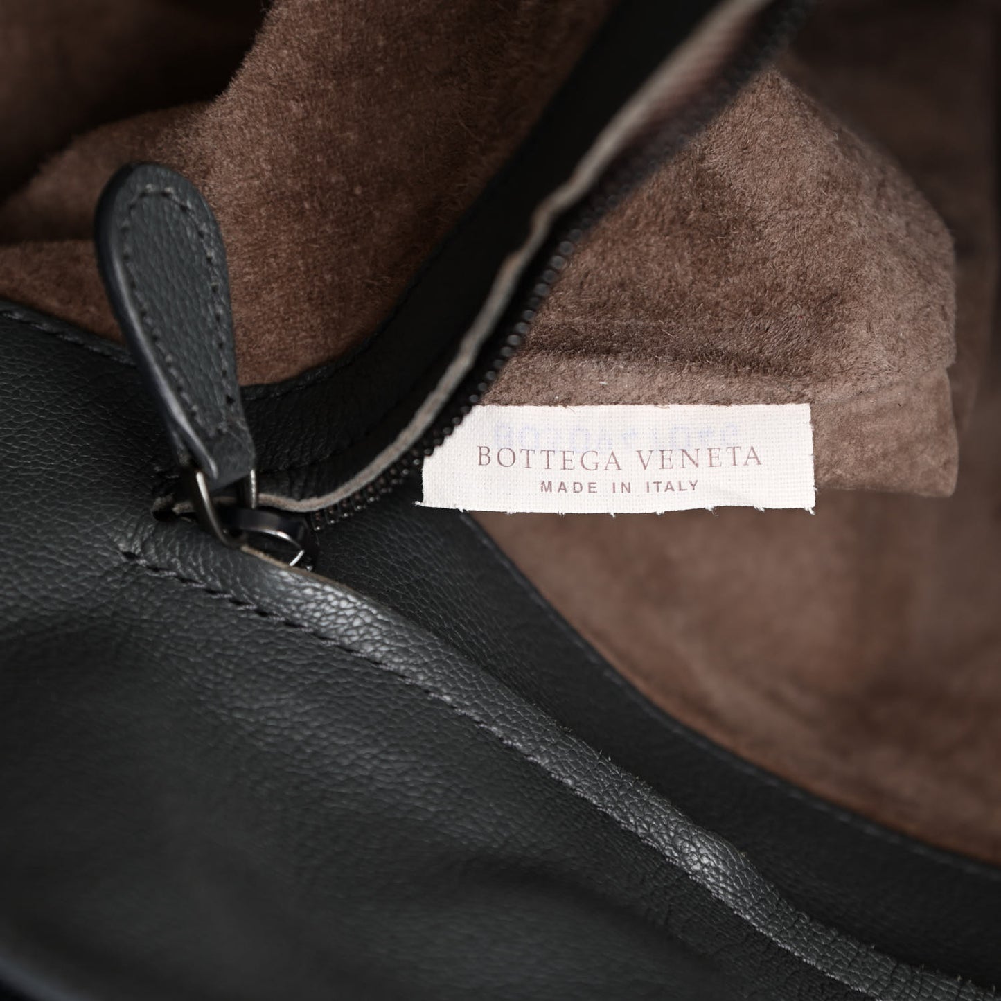 Nappa Intrecciato Large Top Handle Tote Grey