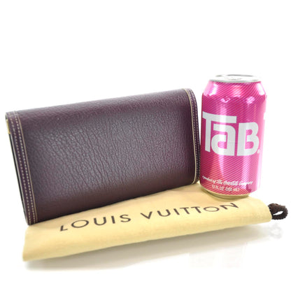 Louis Vuitton Suhali Porte Tresor International Wallet Plum 2 of 8