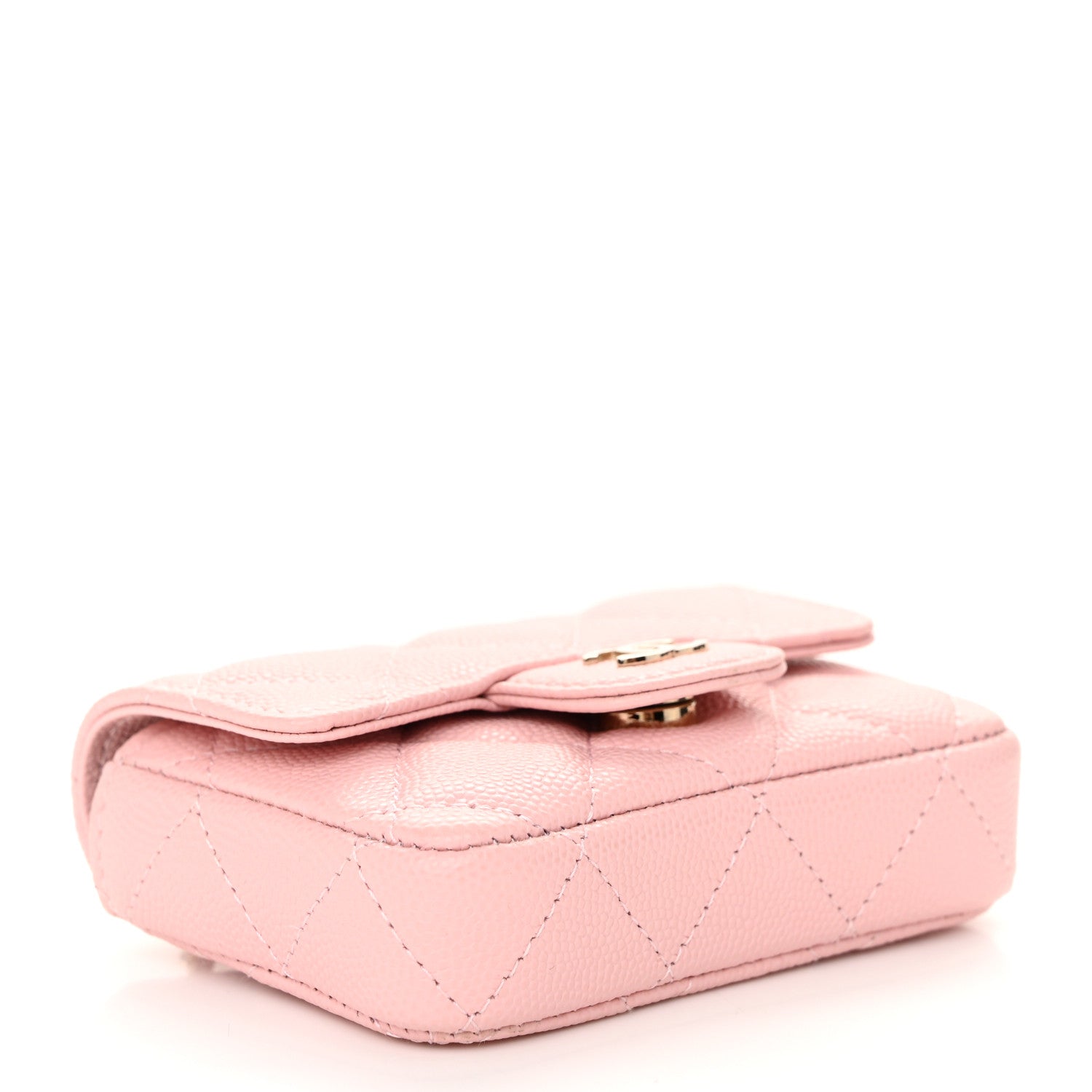 Chanel Caviar Quilted Mini Chain Belt Bag Light Pink 4 of 12
