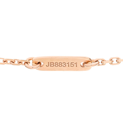 Van Cleef & Arpels 18K Rose Gold Carnelian Sweet Alhambra Pendant Necklace 4 of 5
