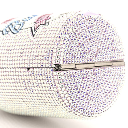 Judith Leiber Crystal Champagne Bottle Bubbly Minaudiere Clutch Pink 9 of 11