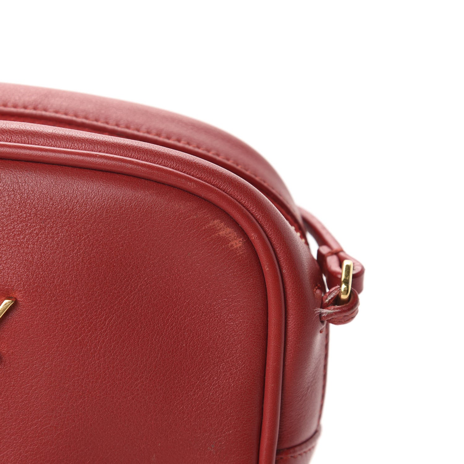 Saint Laurent Nappa Monogram Blogger Bag Red 10 of 13