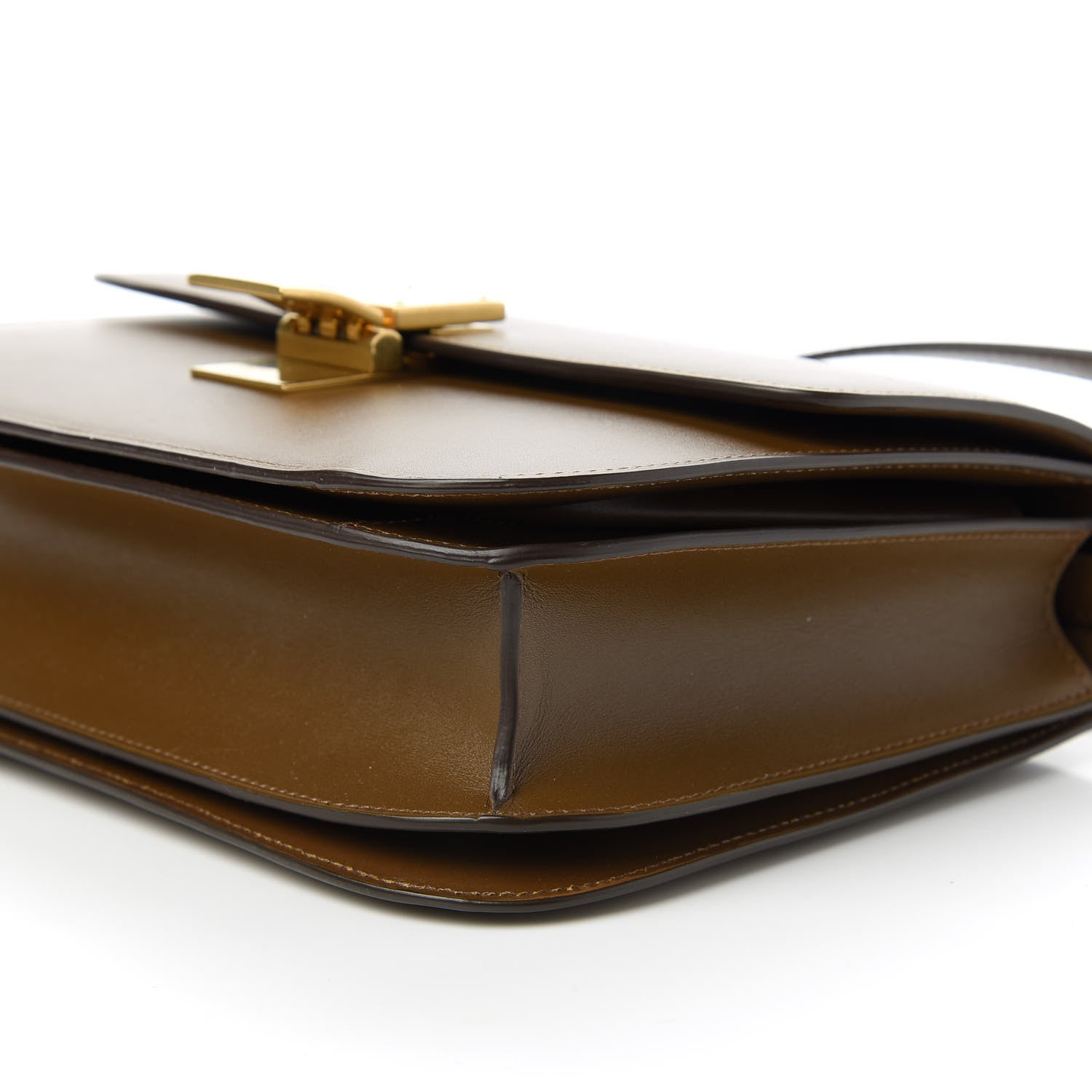 Celine Smooth Calfskin Medium Classic Box Flap Bag Camel 7 of 10