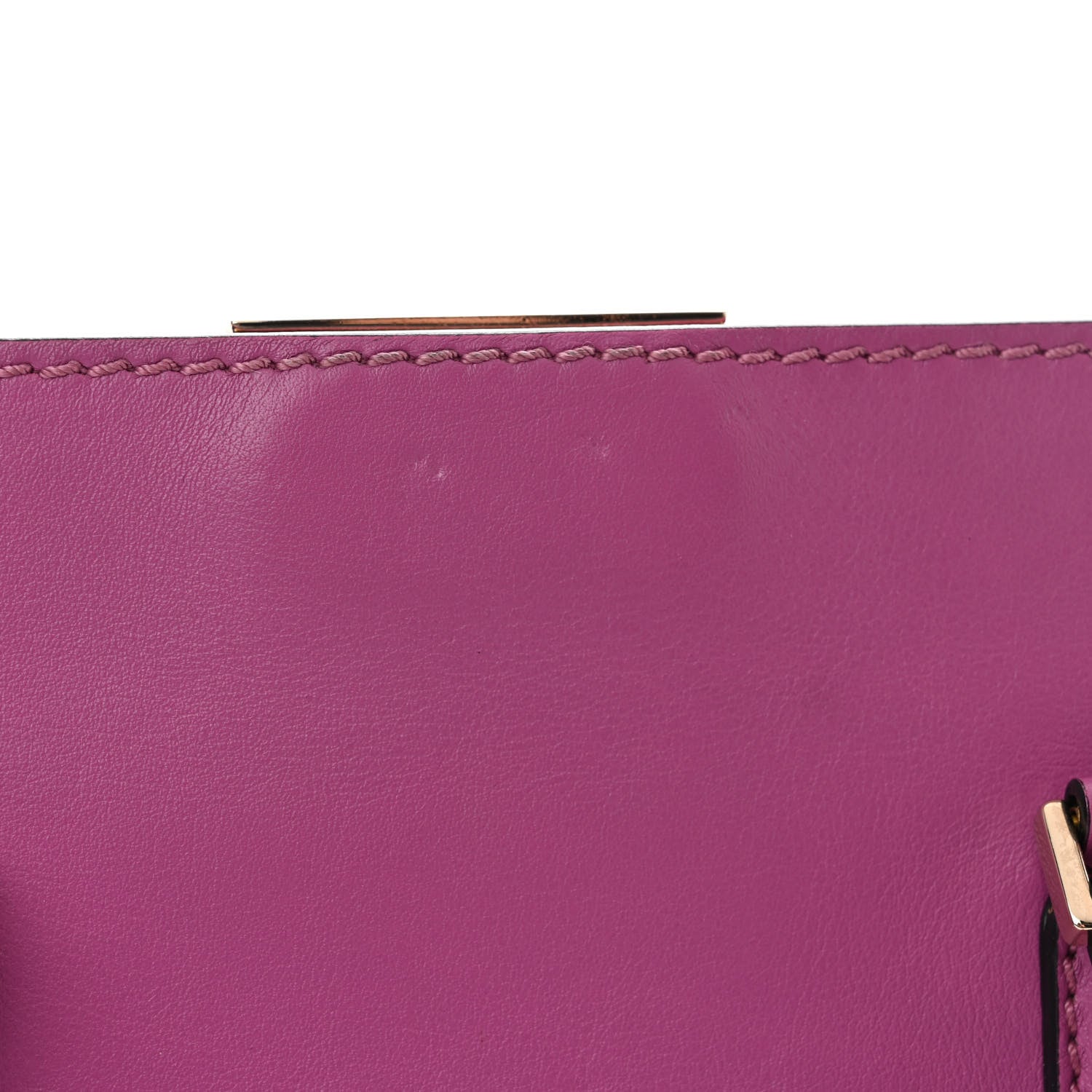 Valentino Garavani Vitello Small Rockstud Double Handle Tote Purple Violet 13 of 15