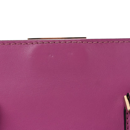 Valentino Garavani Vitello Small Rockstud Double Handle Tote Purple Violet 13 of 15