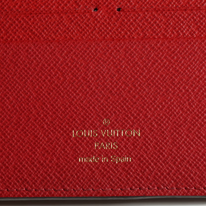 Louis Vuitton Damier Ebene Insolite Wallet Red 7 of 8