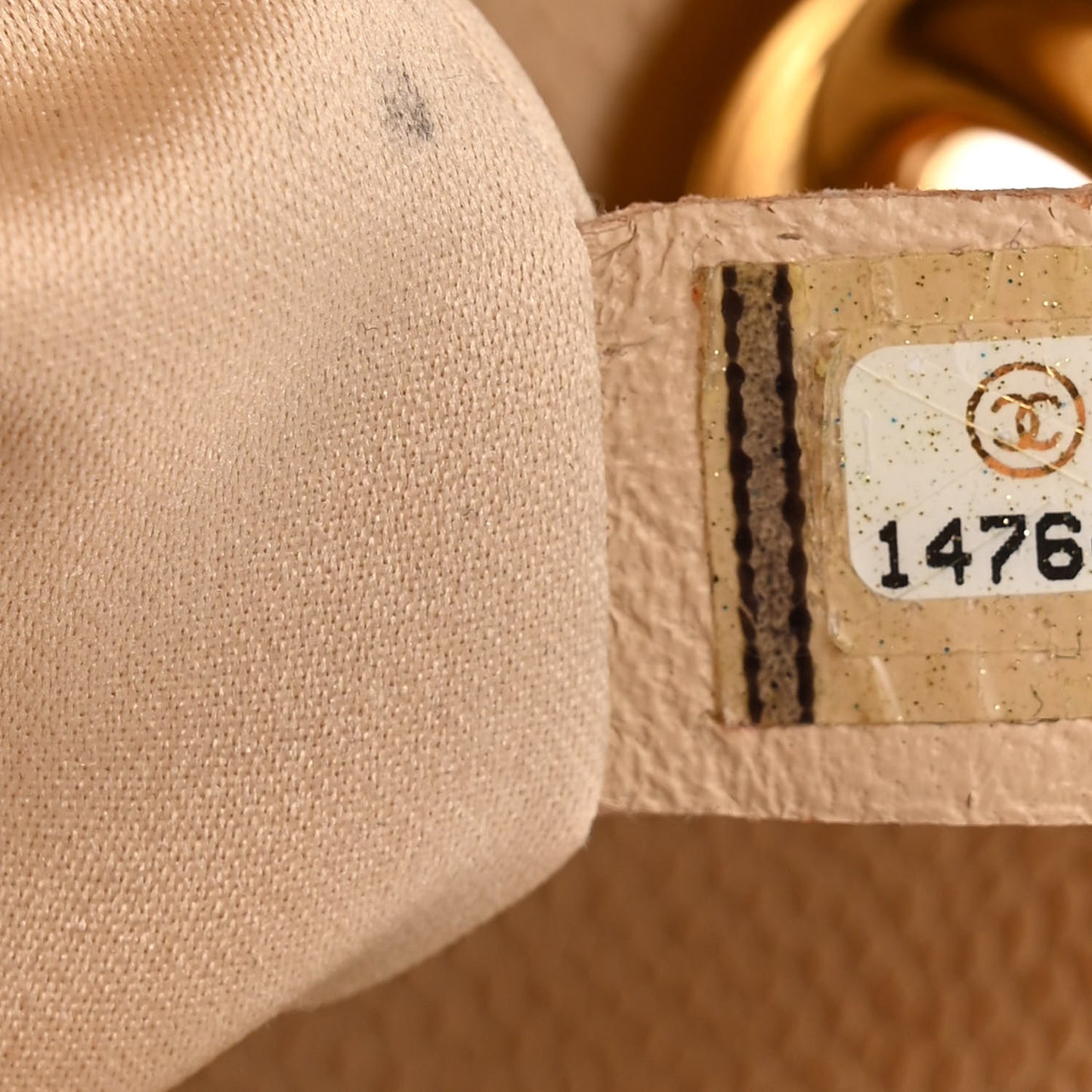 Caviar Quilted Grand Shopping Tote GST Beige Clair