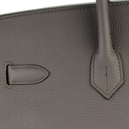 Hermes Togo Birkin 35 Etain 20 of 24