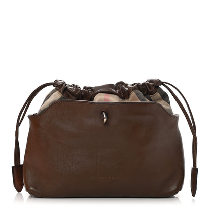 Burberry Calfskin House Check Little Crush Tan 1 of 13