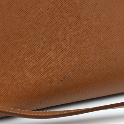 Prada Saffiano Medium Galleria Double Zip Tote Caramel 8 of 13