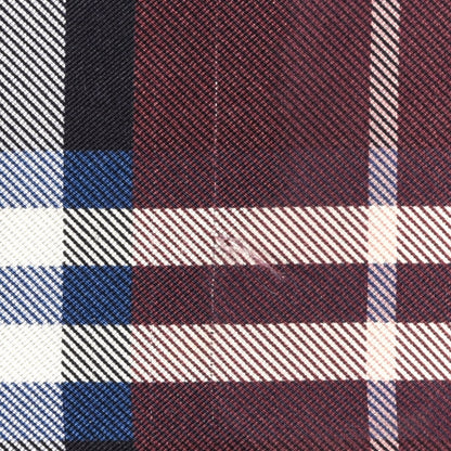 Burberry Silk Check Print Skinny Scarf Plum 4 of 4