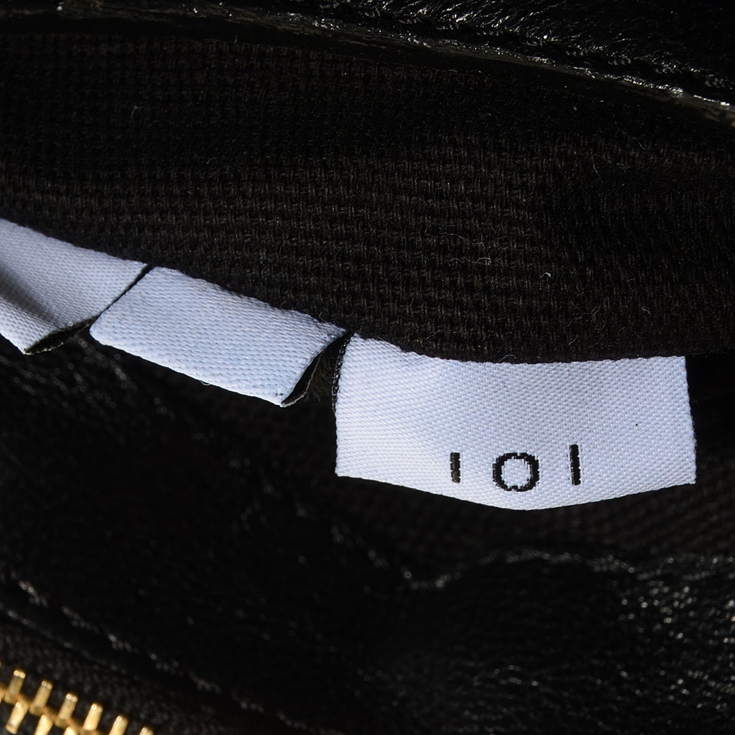 Leather Quilted Small Single Flap Black
