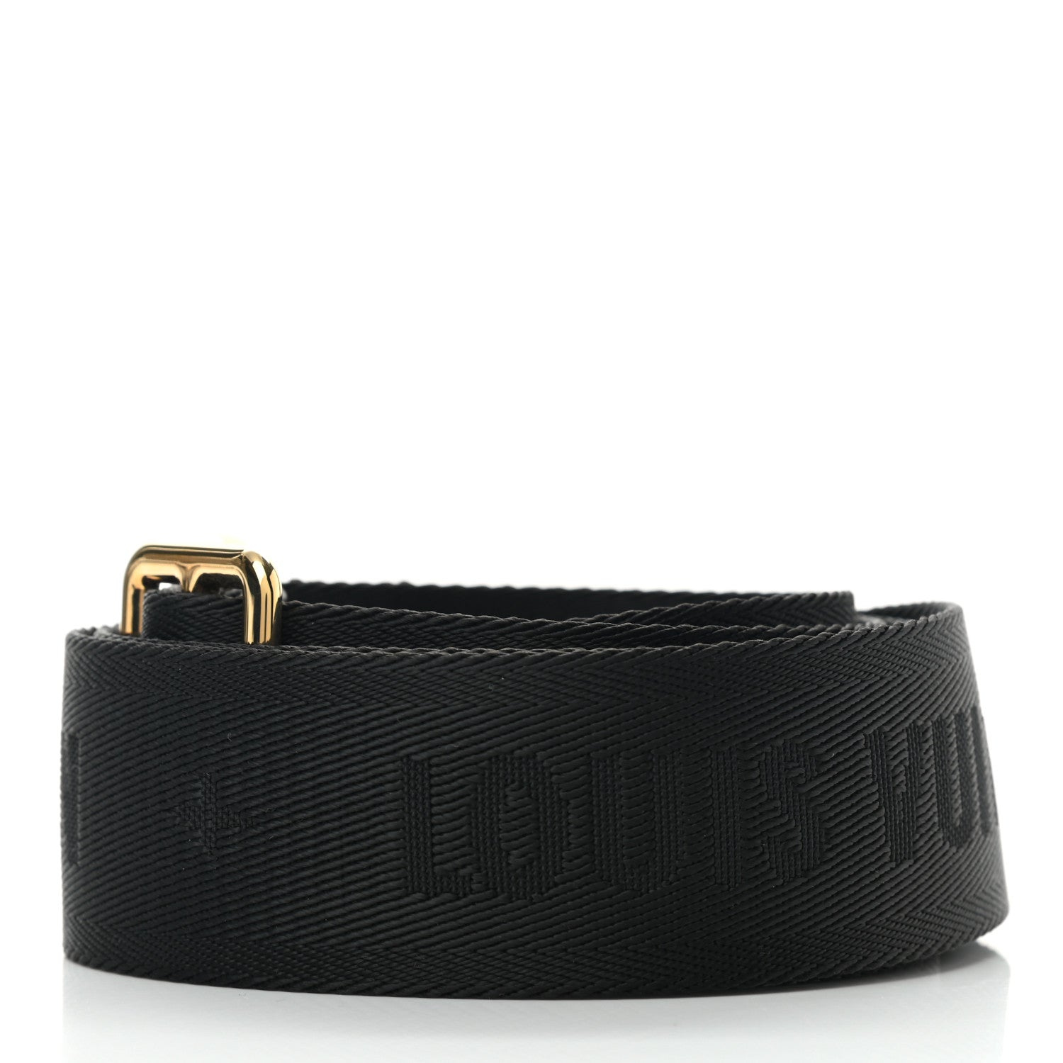 Louis Vuitton Nylon Petite Malle Souple Shoulder Strap Black 2 of 3