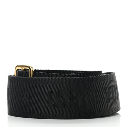 Louis Vuitton Nylon Petite Malle Souple Shoulder Strap Black 2 of 3
