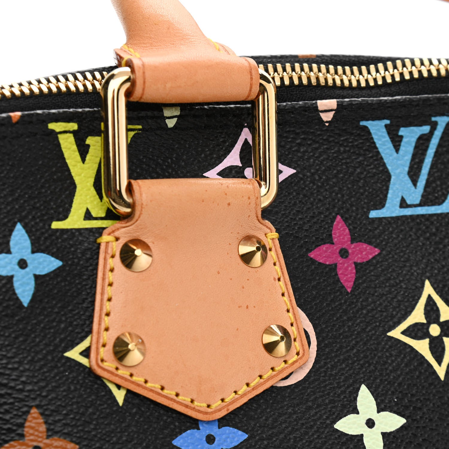 Louis Vuitton Monogram Multicolor Alma Black 11 of 13