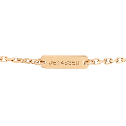 Van Cleef & Arpels 18K Yellow Gold Mother of Pearl Vintage Alhambra Pendant Necklace 4 of 6