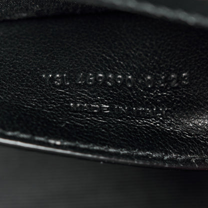 Saint Laurent Grain De Poudre Small Monogram Kate Satchel Black 8 of 12