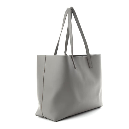 Saint Laurent Calfskin Large Shopping Tote Oyster Grey 2 of 11