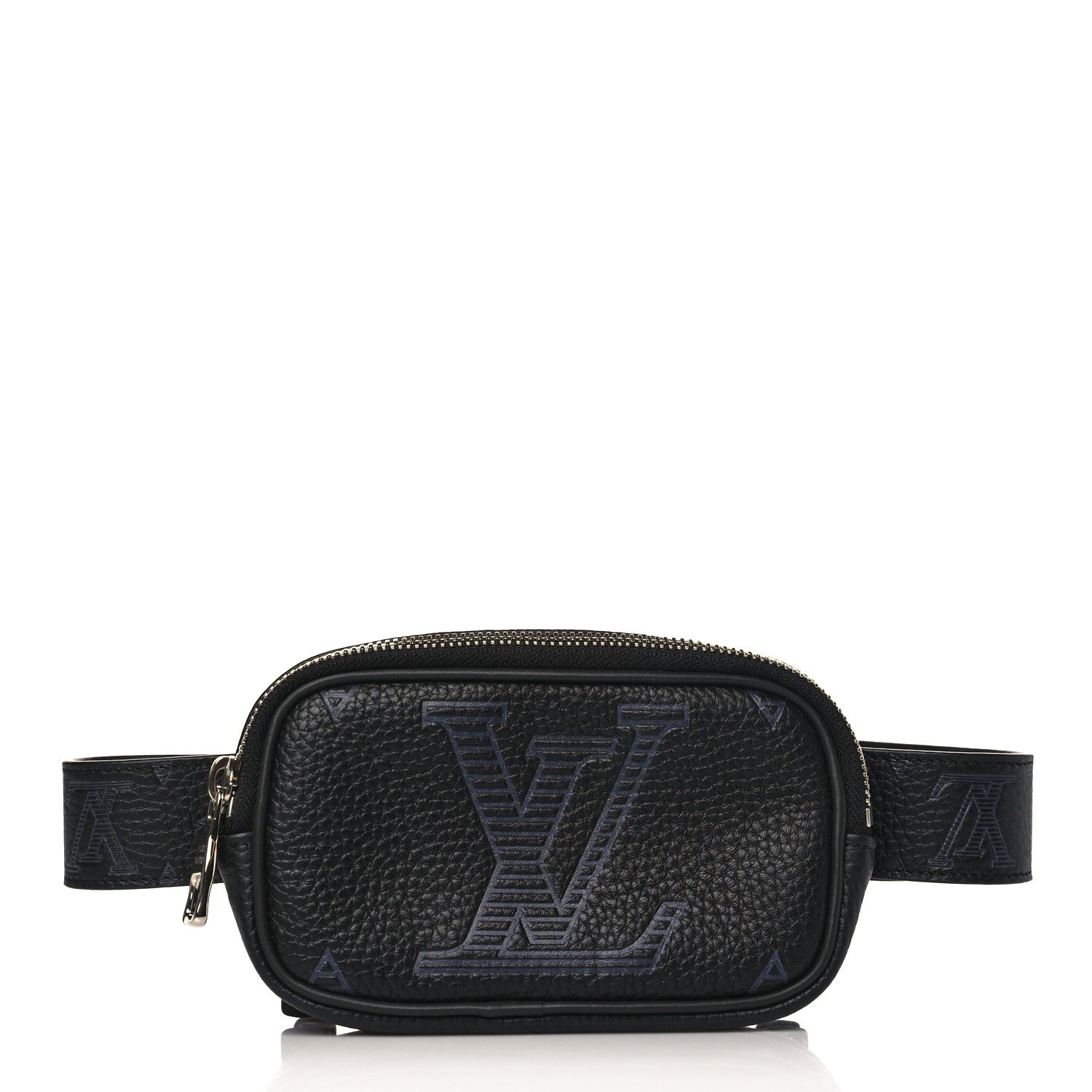 Louis Vuitton Taurillon Shadow Belt Bag 95 38 Black 1 of 8