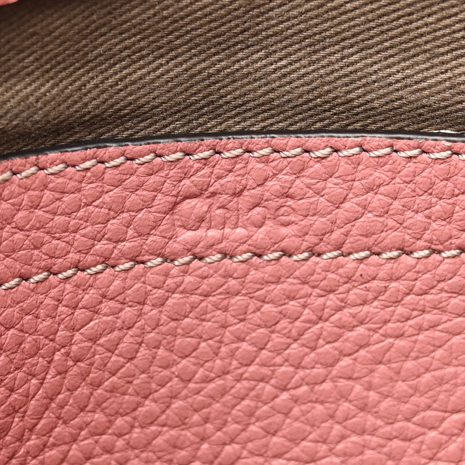 Chloe Calfskin Mini Marcie Round Crossbody Bag Rusty Pink 6 of 14