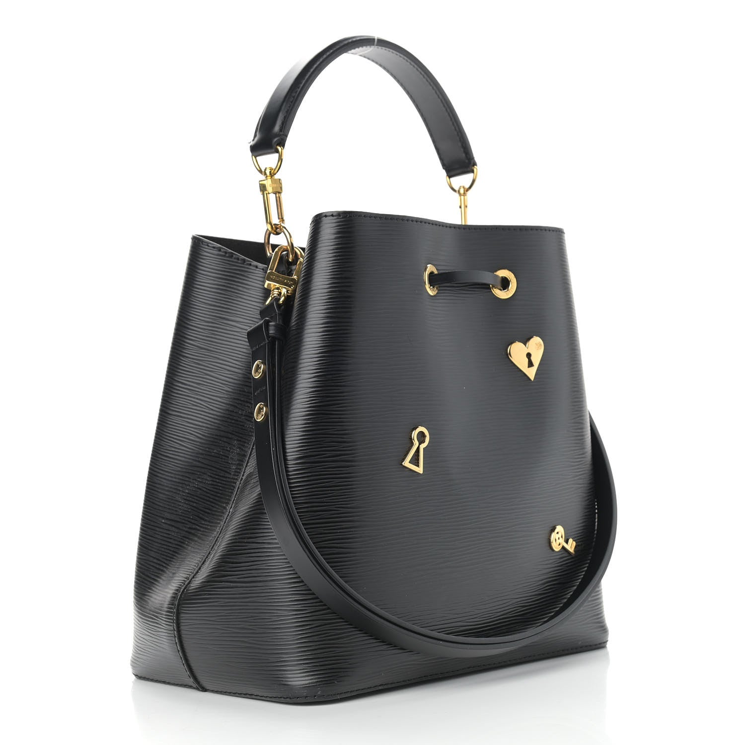 Louis Vuitton Epi Love Lock NeoNoe Black 3 of 12