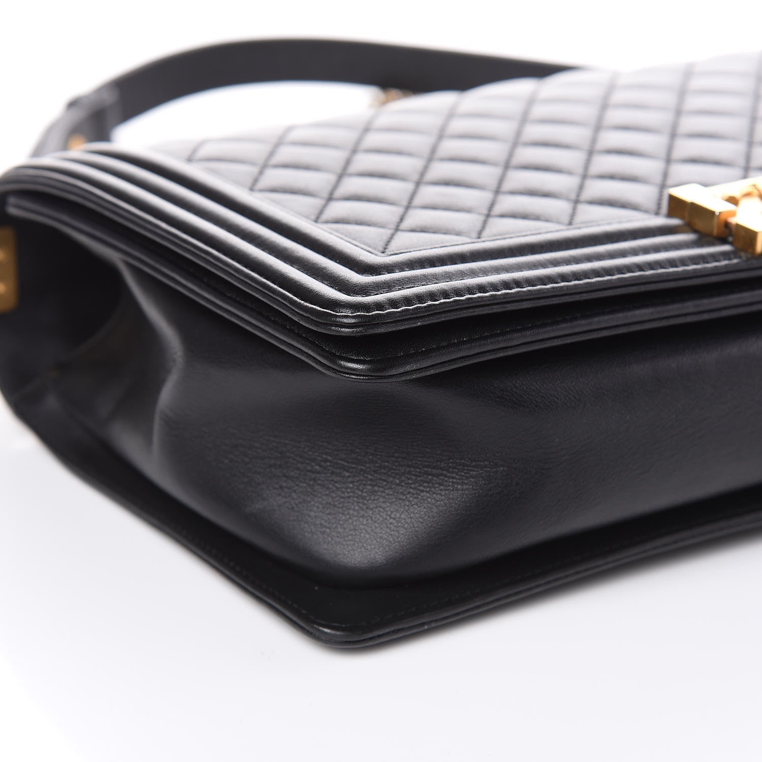 Chanel Calfskin Quilted New Medium Boy Flap Black 8 of 10