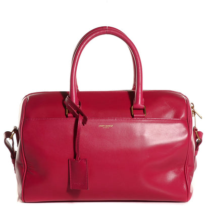 Saint Laurent Calfskin Classic Duffle 6 Fuchsia 1 of 9