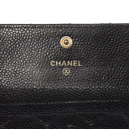 Chanel Caviar Quilted Flap Card Holder Black 6 of 11