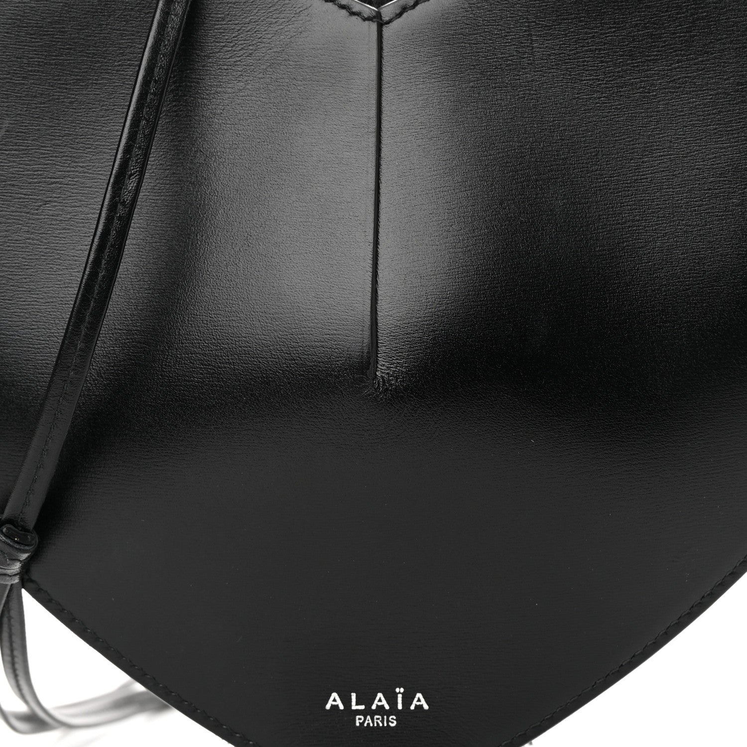 Alaia Calfskin Le Coeur Bag Black 7 of 12